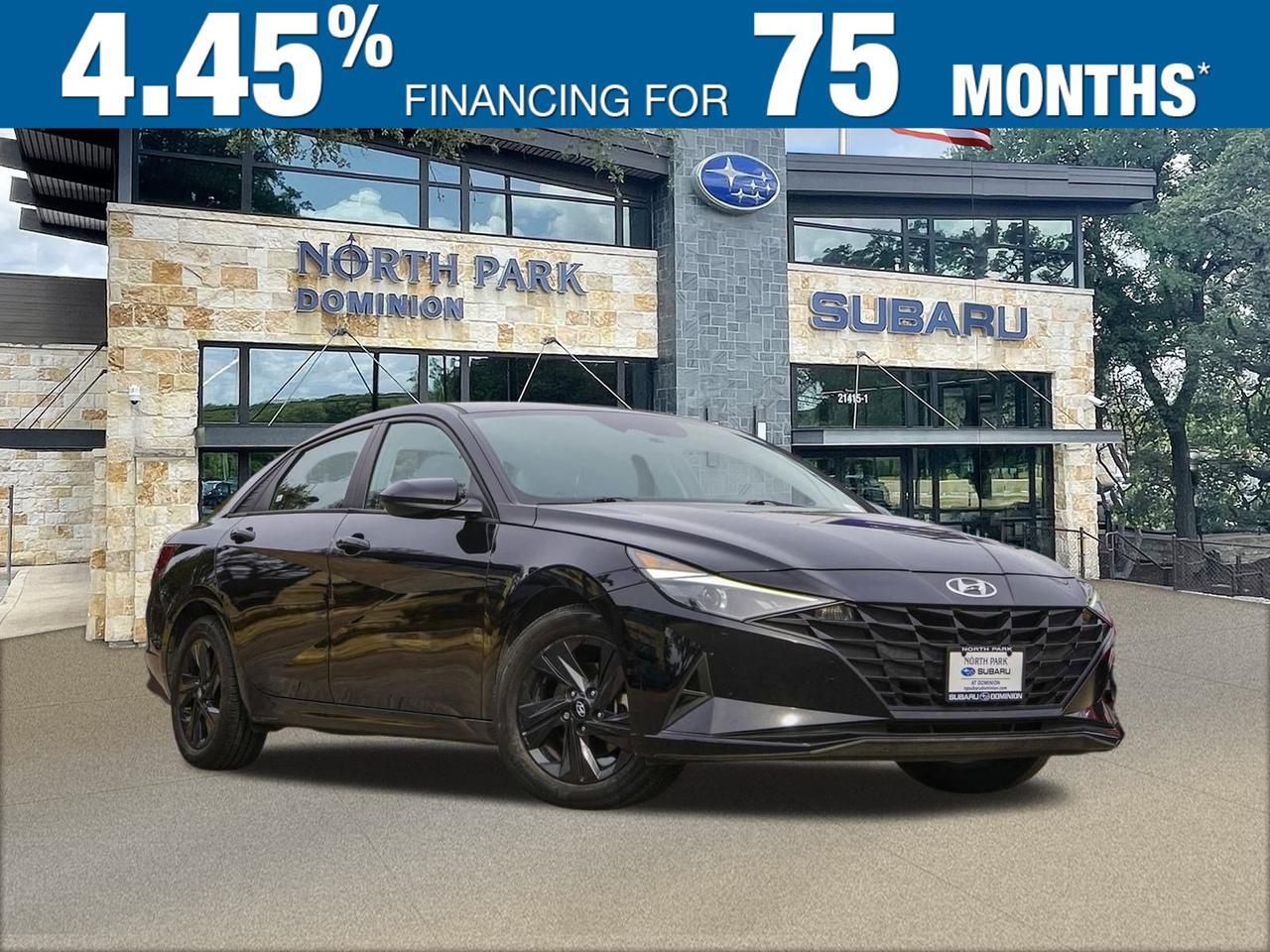 2021 Hyundai Elantra Hybrid Blue