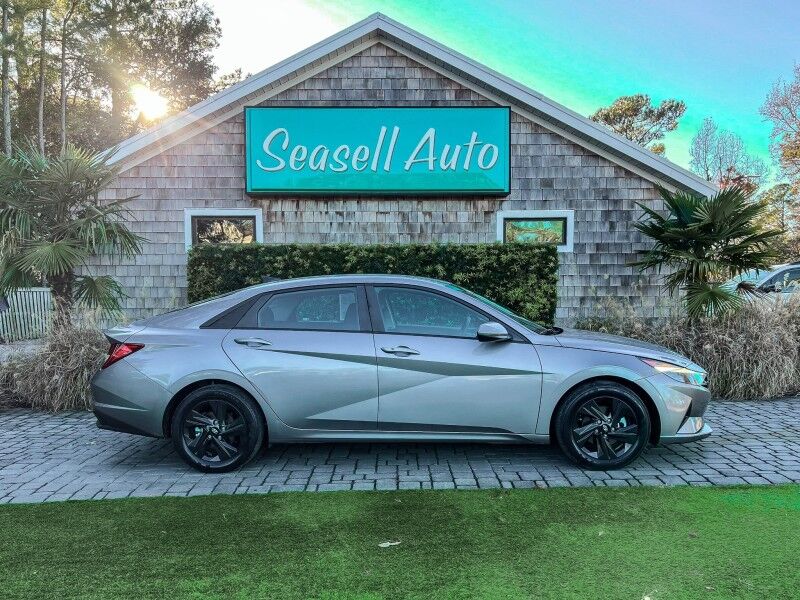 2021 Hyundai Elantra Hybrid Blue