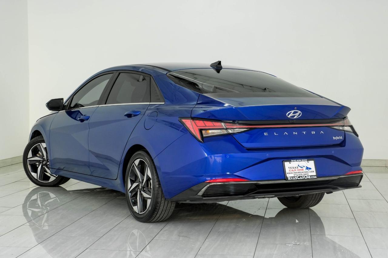 2021 Hyundai Elantra Hybrid LIMITED BLIND SPOT ASSIST LANE KEEP ASSIST FORWARD COLLISION ALERT NAVIGATION SUNROOF Carrollton TX