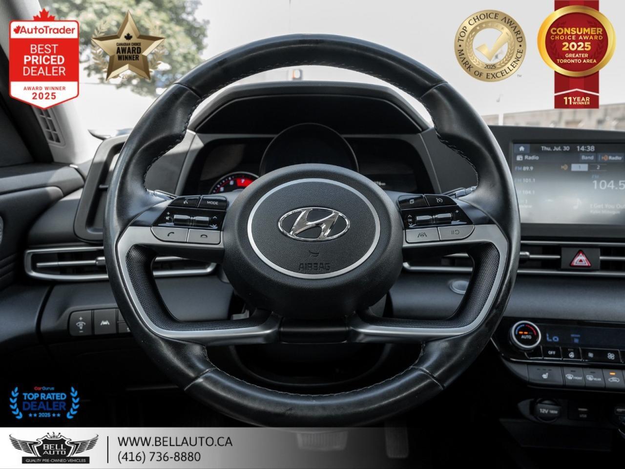 2021 Hyundai Elantra Preferred | SUN & TECH PKG | B.CAM | SUNROOF | HTD SEATS | NOACCIDENT Toronto ON