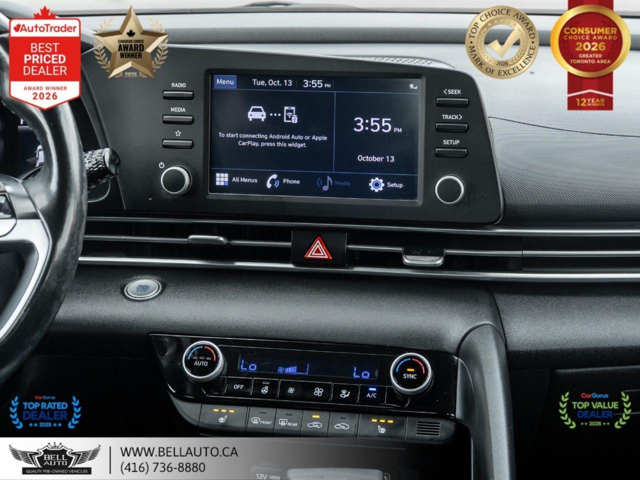2021 Hyundai Elantra Preferred | SUN & TECH PKG | SUNROOF | HTD SEATS | ONEOWNER | NOACCIDENT Toronto ON