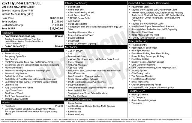 2021 Hyundai Elantra SEL Raleigh NC