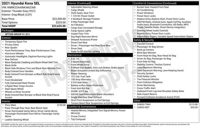 2021 Hyundai Kona SEL Raleigh NC