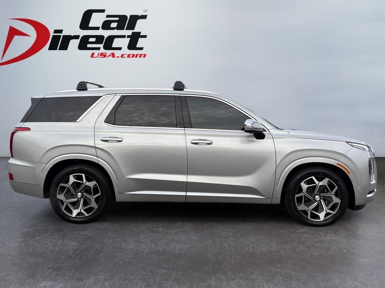 2021 Hyundai Palisade Calligraphy, HEADS UP DISPLAY, POWER LIFTGATE, HIGHWAY DRIVING ASSIST, BLIND SPOT ALERT, MOONROOF, HEATED & COOLING SEATS, POWER 3RD ROW, DRIVE TALK INTERCOM, 360 BACKUP CAMERA, APPLE CARPLAY/ANDROID AUTO, AUTO START/STOP, CLEAN CARFAX, THIS SUV HAS