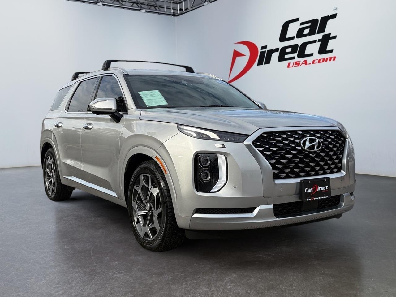 2021 Hyundai Palisade Calligraphy, HEADS UP DISPLAY, POWER LIFTGATE, HIGHWAY DRIVING ASSIST, BLIND SPOT ALERT, MOONROOF, HEATED & COOLING SEATS, POWER 3RD ROW, DRIVE TALK INTERCOM, 360 BACKUP CAMERA, APPLE CARPLAY/ANDROID AUTO, AUTO START/STOP, CLEAN CARFAX, THIS SUV HAS Virginia Beach VA