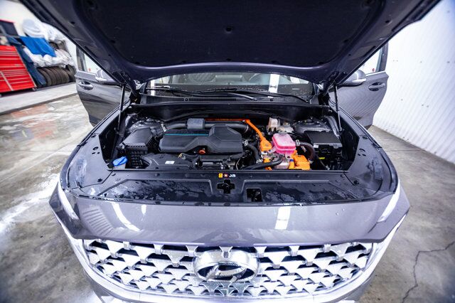 2021 Hyundai Santa Fe Hybrid AWD Preferred Leather Roof BCam Red Deer AB