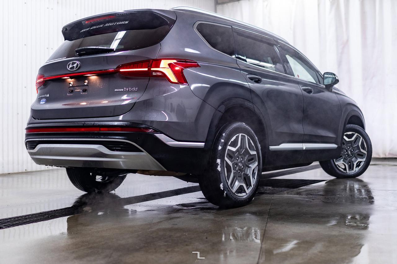 2021 Hyundai Santa Fe Hybrid AWD Preferred Leather Roof BCam Red Deer AB