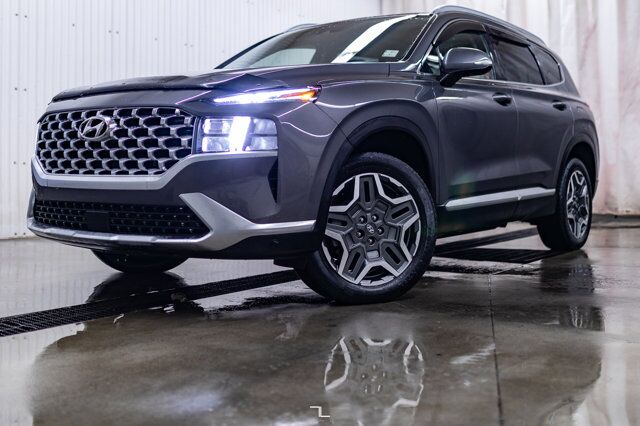 2021 Hyundai Santa Fe Hybrid AWD Preferred Leather Roof BCam Red Deer AB