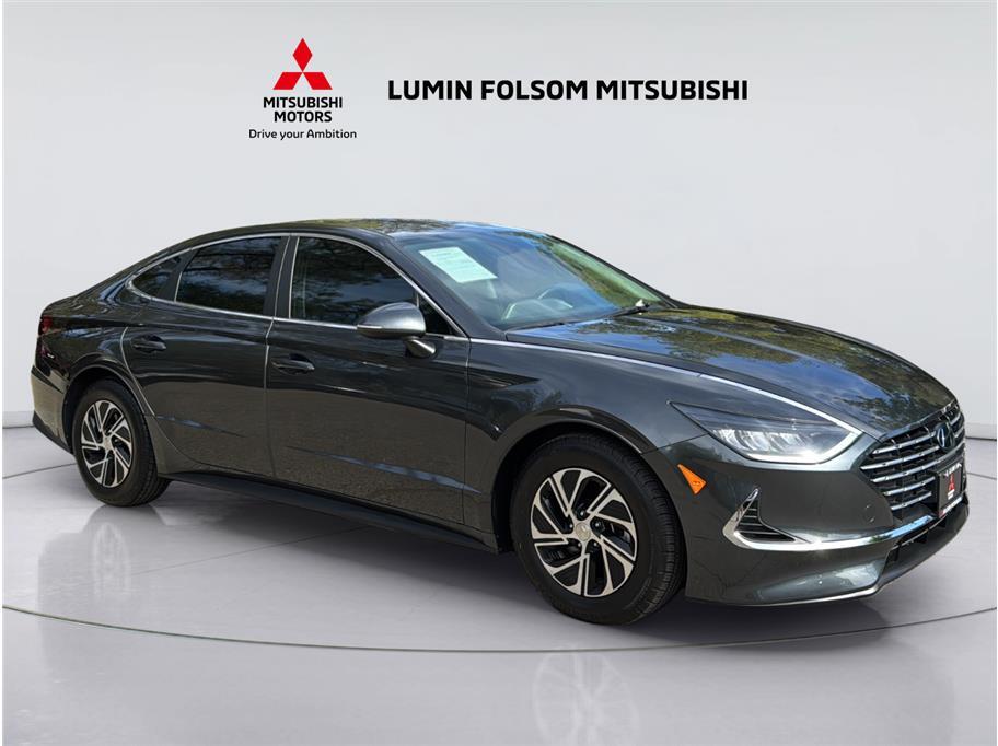 2021 Hyundai Sonata Hybrid Blue Sedan 4D Folsom CA