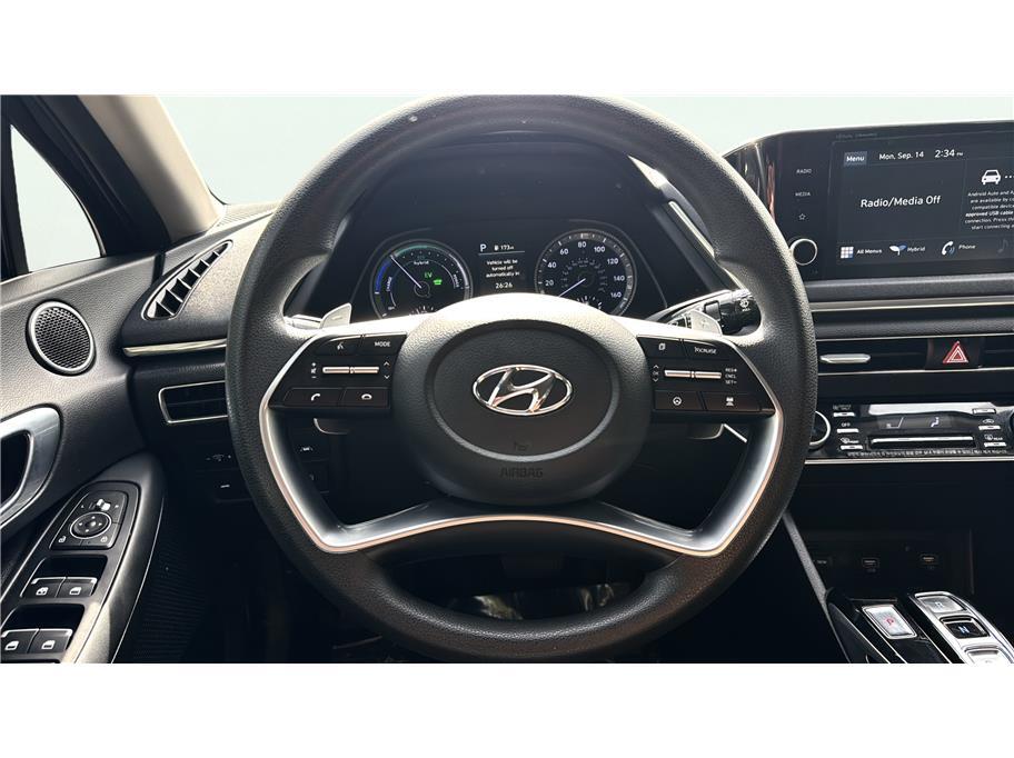 2021 Hyundai Sonata Hybrid Blue Sedan 4D Folsom CA