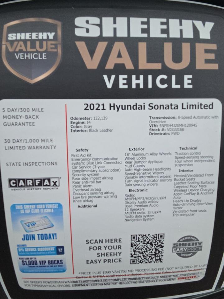 2021 Hyundai Sonata Limited Waldorf MD
