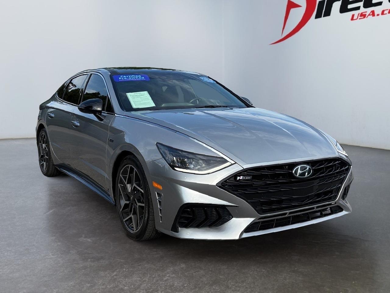 2021 Hyundai Sonata N Line, PANORAMIC MOONROOF, APPLE CARPLAY/ANDROID AUTO, HEATED SEATS, BLIND SPOT ALERT, FORWARD COLLISION WARNING, LANE KEEP ASSIST, PADDLE SHIFTERS, POWER LIFTGATE, PREMIUM BOSE SOUND SYSTEM, LOW MILES, RIDE SMOOTH & IN STYLE! Virginia Beach VA