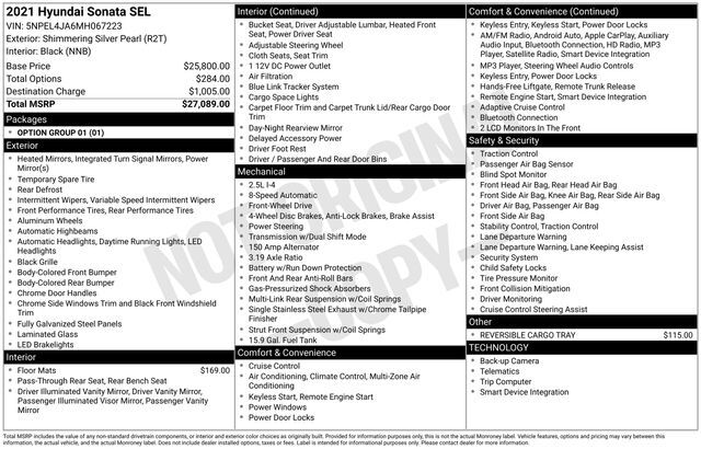 2021 Hyundai Sonata SEL Raleigh NC