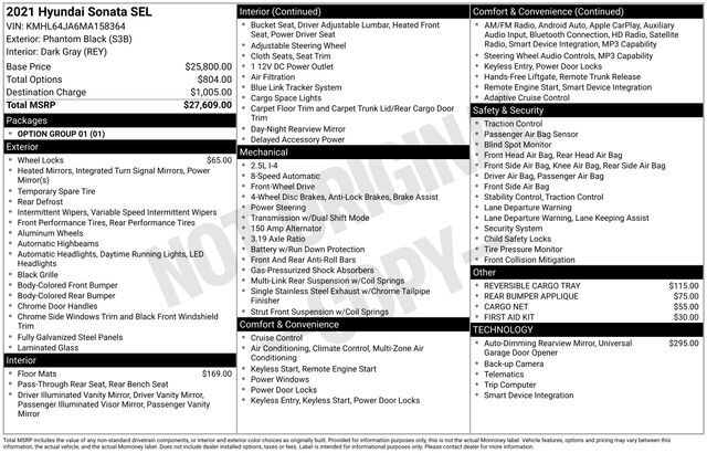 2021 Hyundai Sonata SEL Raleigh NC