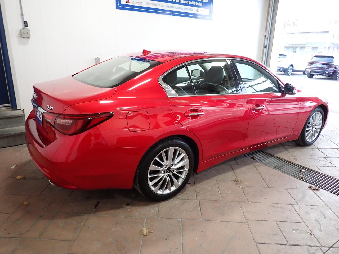 2021 INFINITI Q50 3.0T LUXE AWD LEATHER SUNROOF Listowel ON