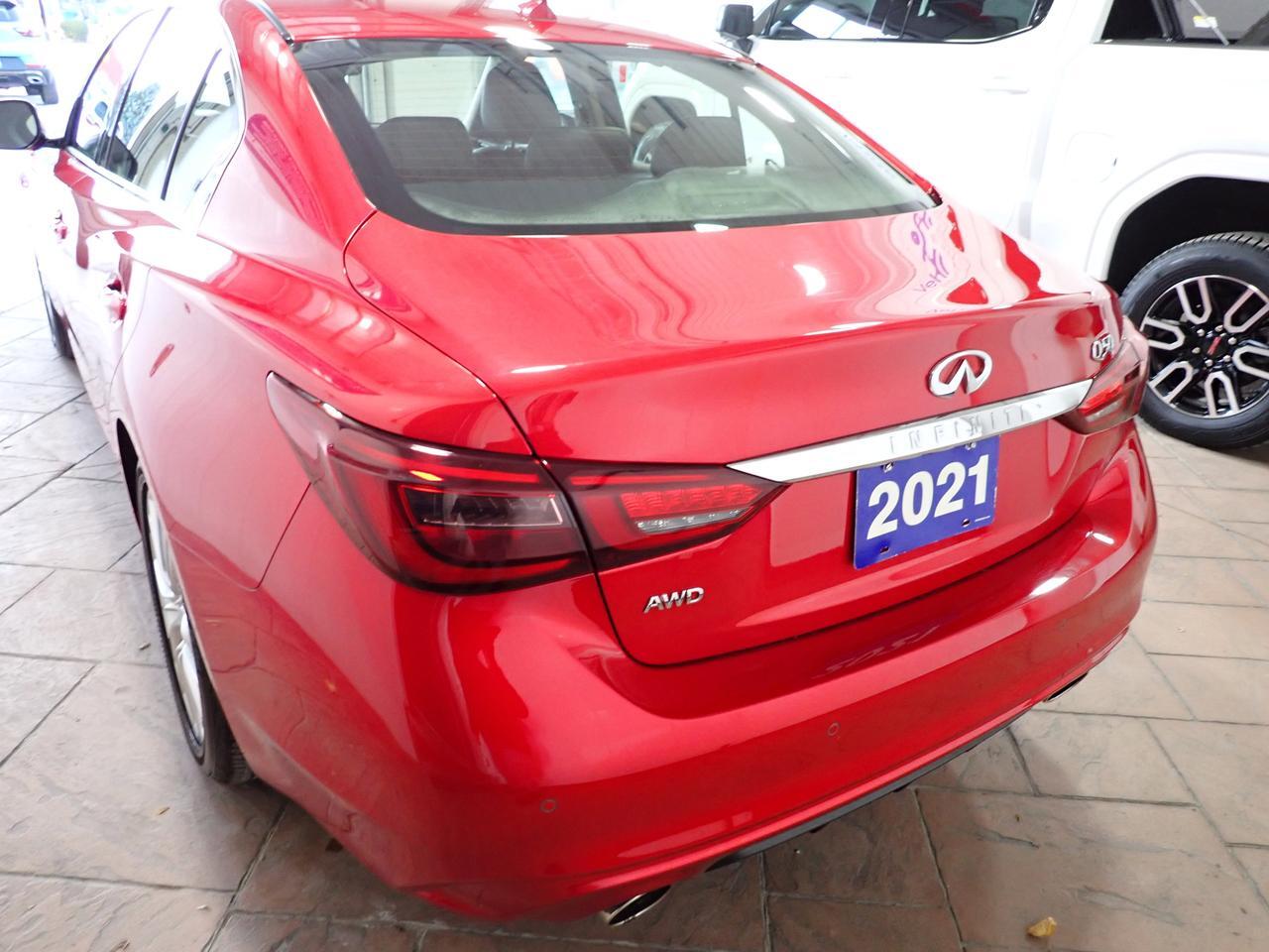 2021 INFINITI Q50 3.0T LUXE AWD LEATHER SUNROOF Listowel ON