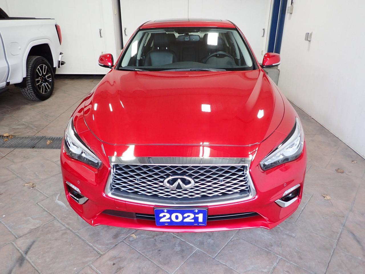 2021 INFINITI Q50 3.0T LUXE AWD LEATHER SUNROOF Listowel ON