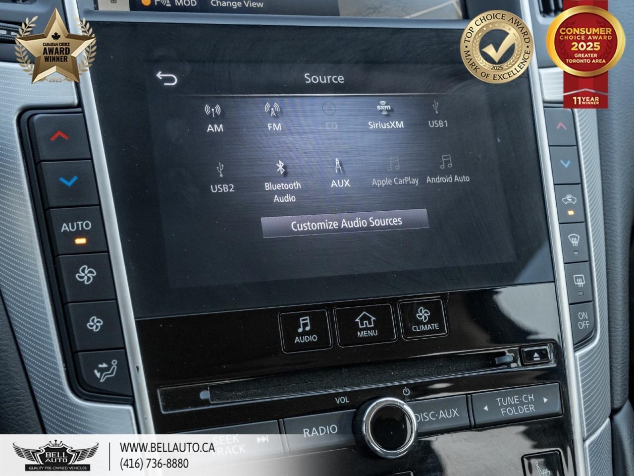 2021 INFINITI Q50 Essential Tech | AWD | 360CAM | SUNROOF | B.SPOT | BOSE | NOACCIDENT Toronto ON