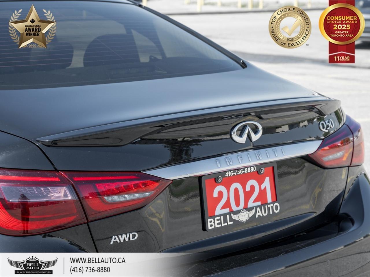 2021 INFINITI Q50 Essential Tech AWD 360CAM SUNROOF B.SPOT BOSE NOACCIDENT Toronto ON