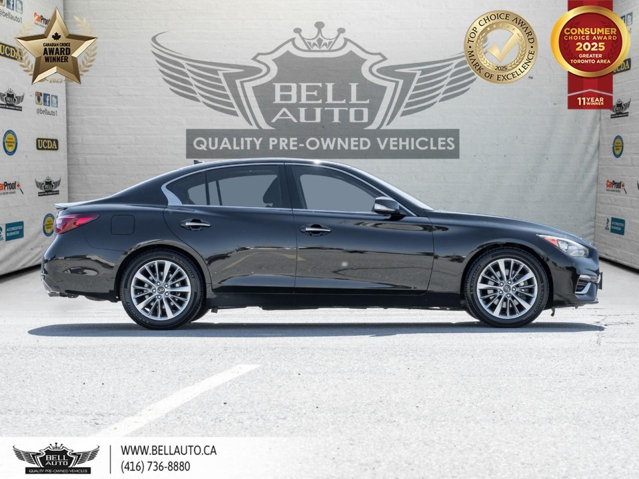 2021 INFINITI Q50 Essential Tech AWD 360CAM SUNROOF BOSE NOACCIDENT Toronto ON