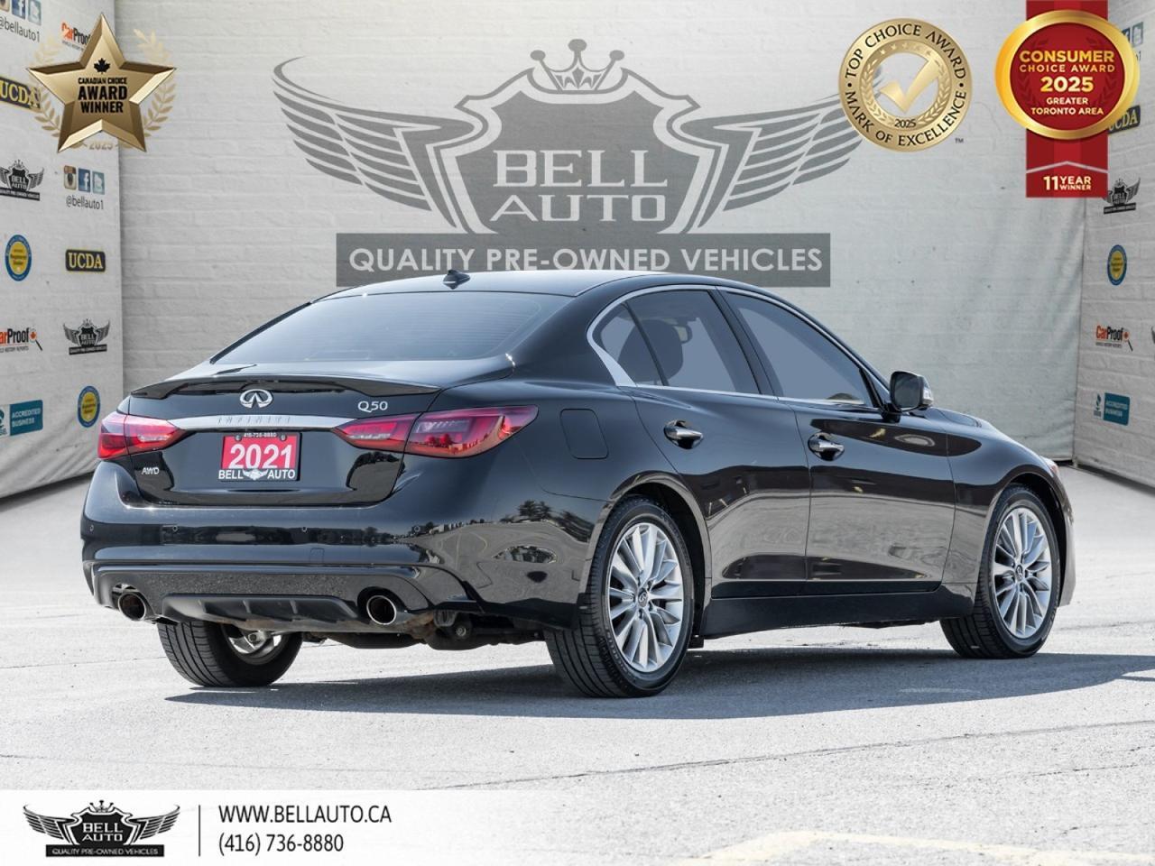 2021 INFINITI Q50 Essential Tech AWD 360CAM SUNROOF BOSE NOACCIDENT Toronto ON