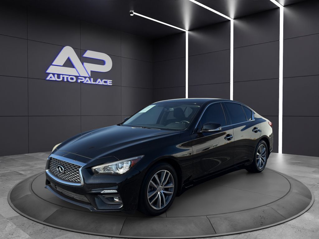 Sedan 2021 INFINITI Q50 BLACK 3.0L 6 Cyl Rear Wheel Drive PURE KBB VALUE 20K WOW