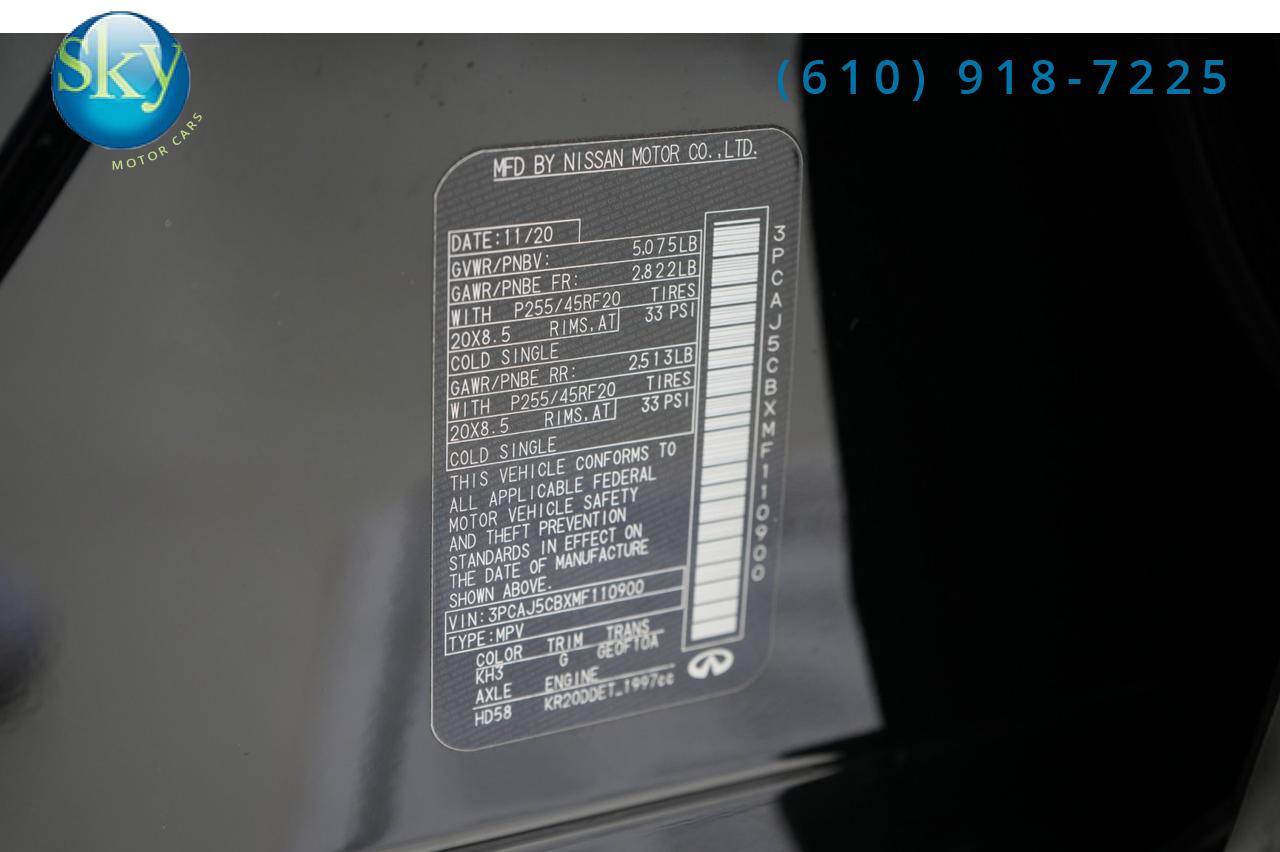 2021 INFINITI QX50 AWD SENSORY West Chester PA