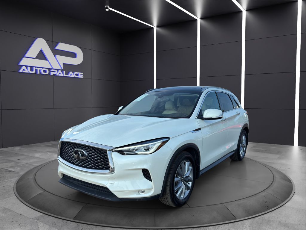 SUV 2021 INFINITI QX50 WHITE 2.0L 4 Cyl Front Wheel Drive LUXE 1OWNER VERY CLEAN ROOF