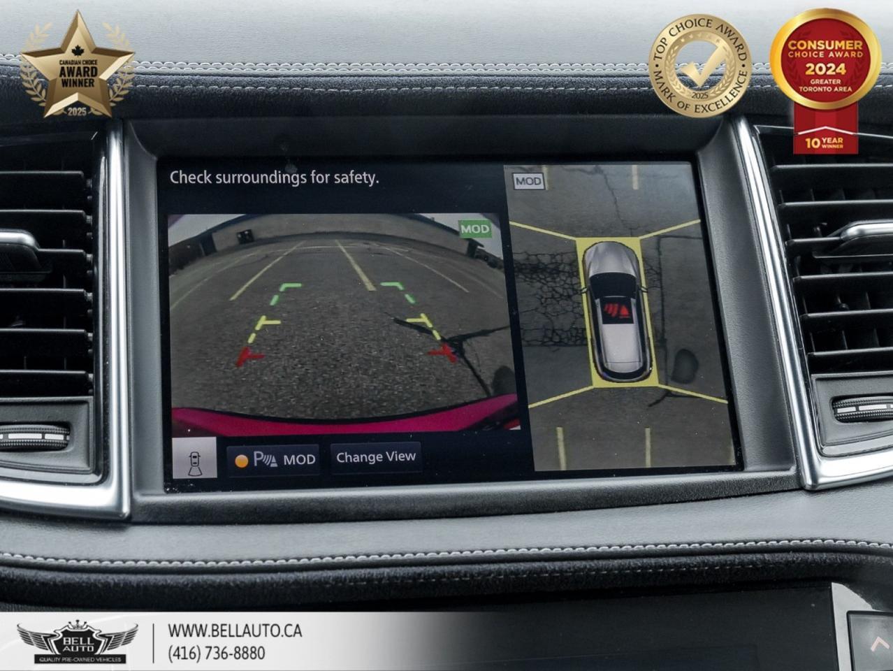 2021 INFINITI QX50 Sensory, 360CAM, HUD, LTHR, NAVI, PANO, B.SPOT, BOSE, SENSORS, WOODTRIM, NOACCIDENT Toronto ON