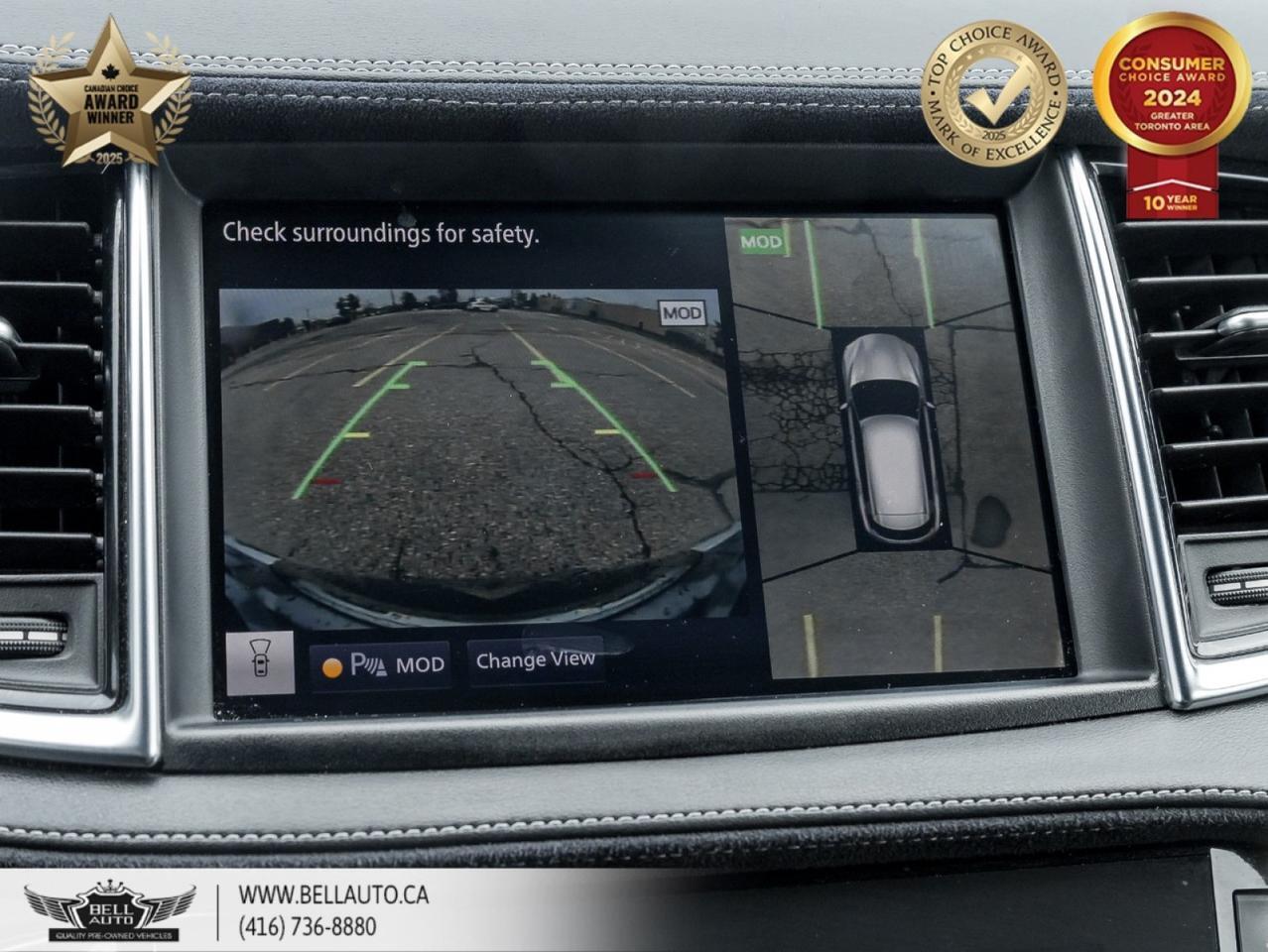 2021 INFINITI QX50 Sensory, 360CAM, HUD, LTHR, NAVI, PANO, B.SPOT, BOSE, SENSORS, WOODTRIM, NOACCIDENT Toronto ON