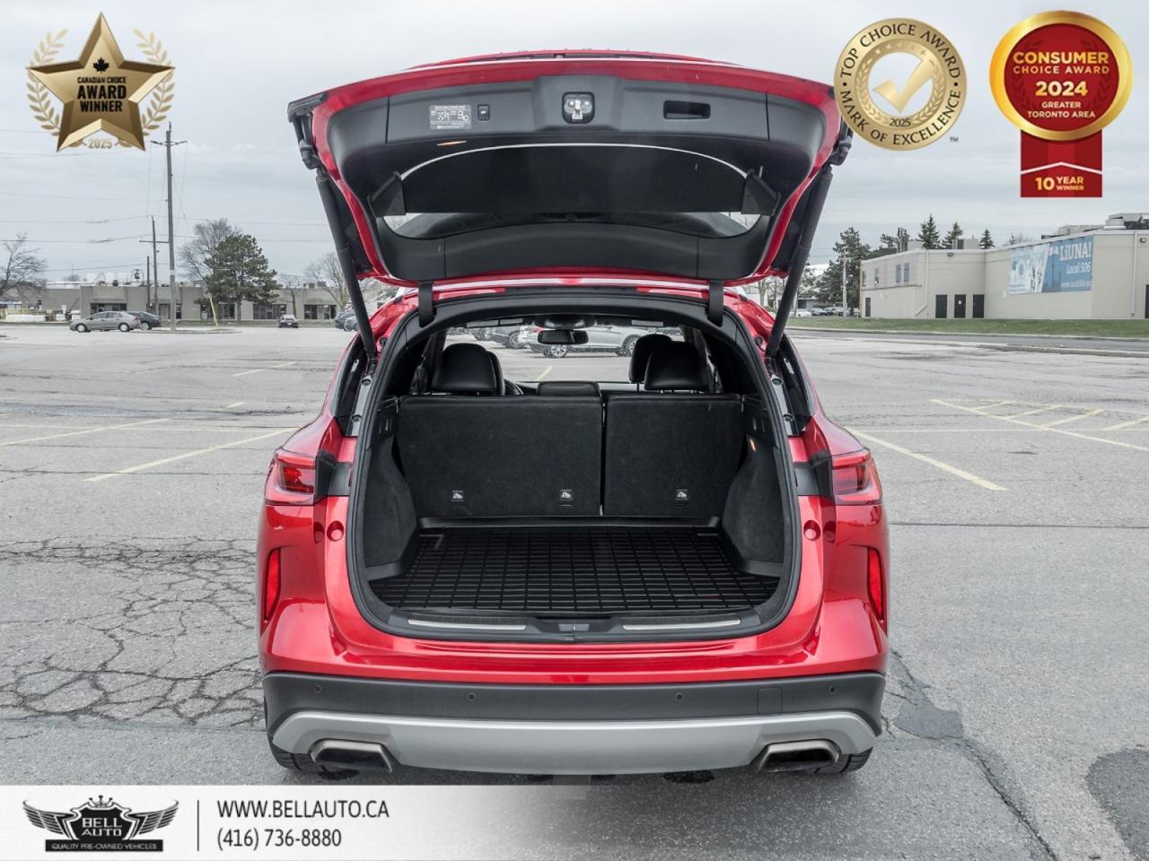 2021 INFINITI QX50 Sensory, 360CAM, HUD, LTHR, NAVI, PANO, B.SPOT, BOSE, SENSORS, WOODTRIM, NOACCIDENT Toronto ON