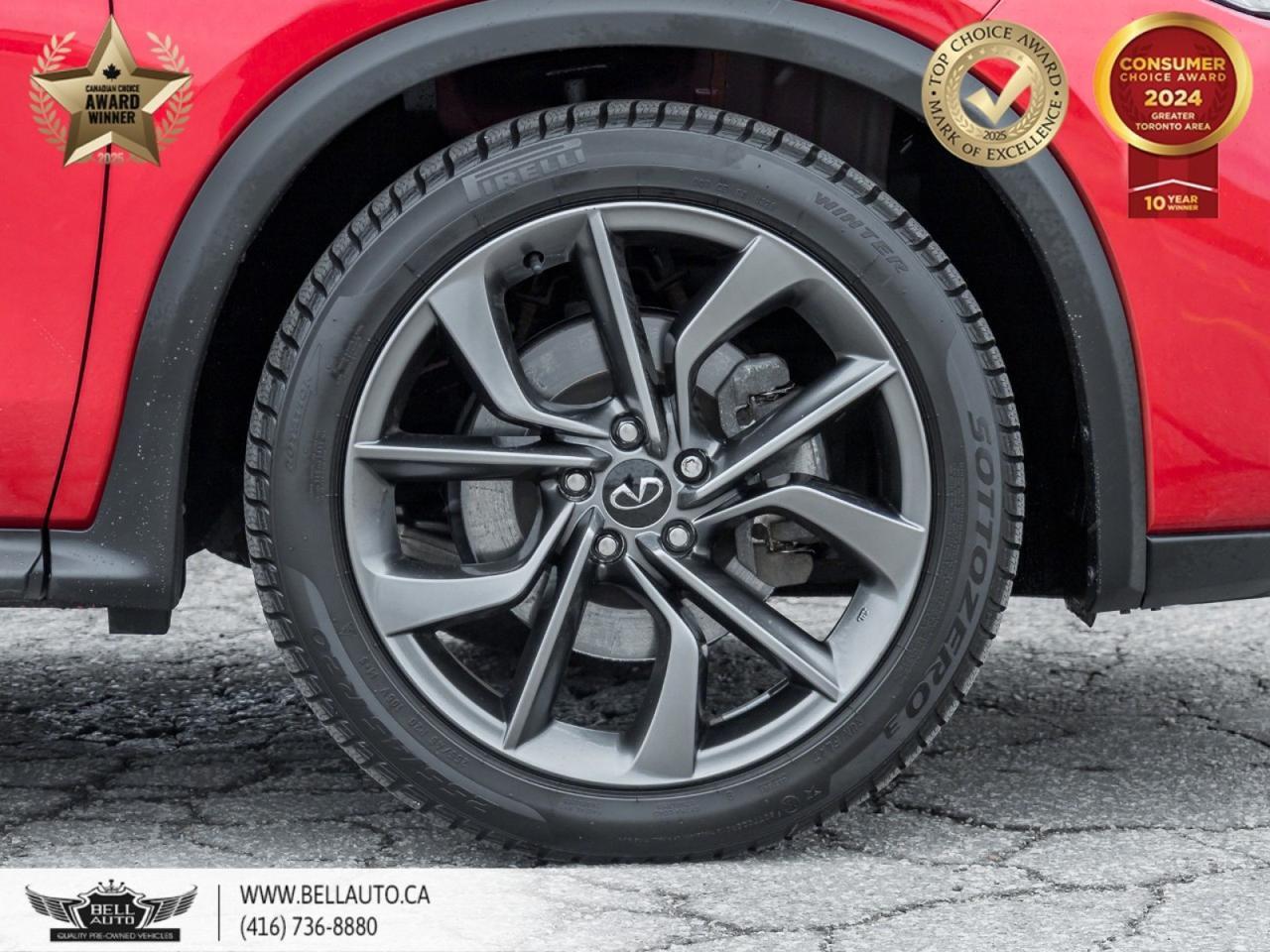 2021 INFINITI QX50 Sensory, 360CAM, HUD, LTHR, NAVI, PANO, B.SPOT, BOSE, SENSORS, WOODTRIM, NOACCIDENT Toronto ON