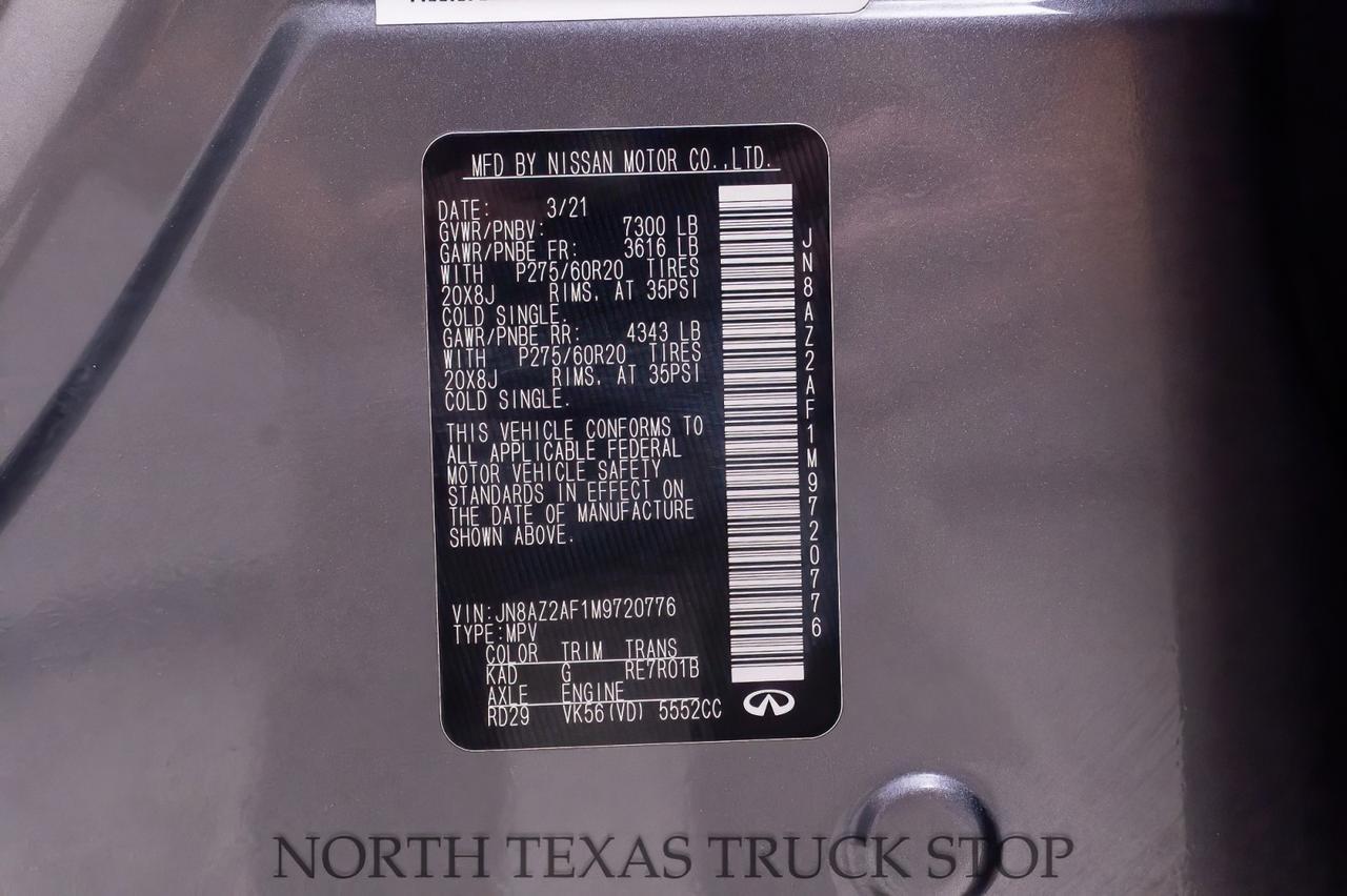 2021 INFINITI QX80 LUXE 400HP 5.6L V8 RWD Mansfield TX