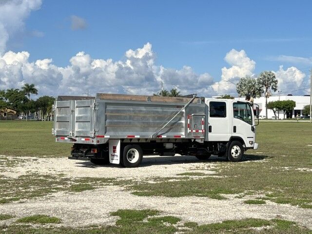 2021 Isuzu NPR Crew Cab 14&apos; Aluminum Landscape Dump Truck Homestead FL