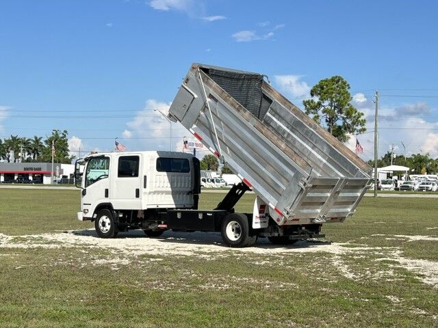 2021 Isuzu NPR Crew Cab 14&apos; Aluminum Landscape Dump Truck Homestead FL