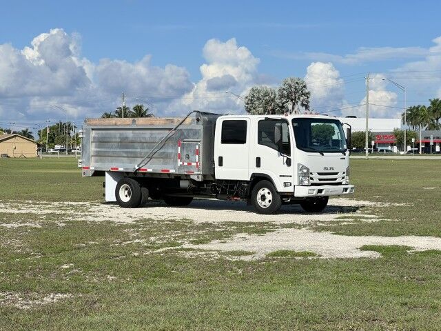 2021 Isuzu NPR Crew Cab 14&apos; Aluminum Landscape Dump Truck Homestead FL