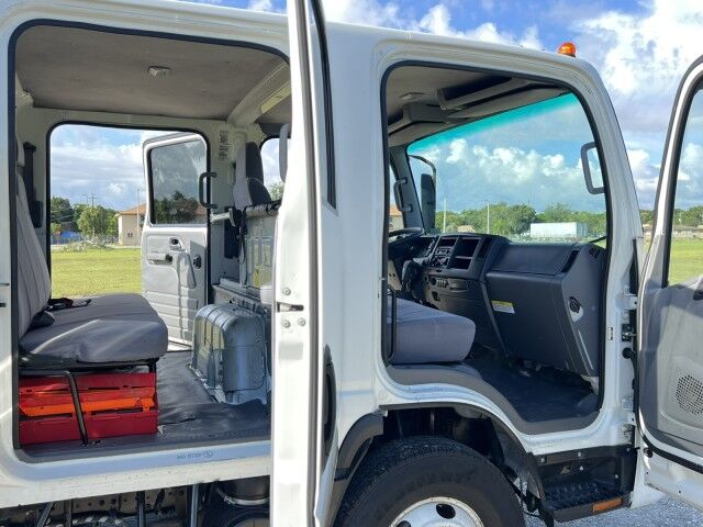 2021 Isuzu NPR Crew Cab 14&apos; Aluminum Landscape Dump Truck Homestead FL