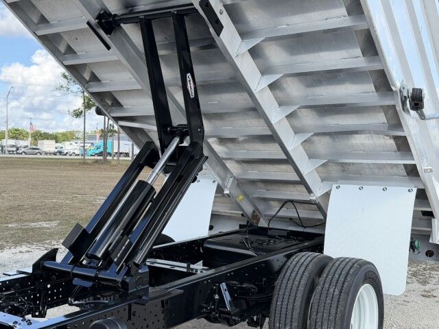 2021 Isuzu NPR-XD Crew Cab 14' Aluminum Landscape Dump Truck Homestead FL