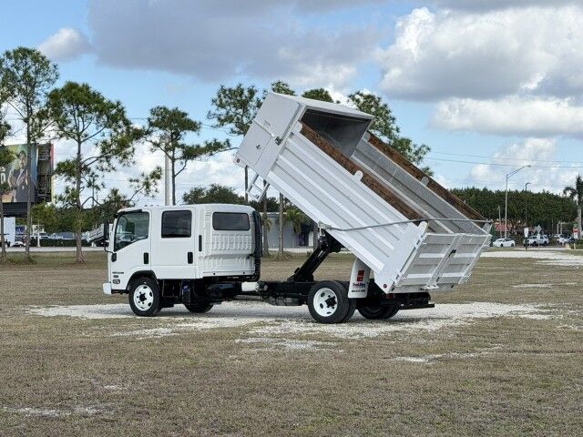 2021 Isuzu NPR-XD Crew Cab 14' Aluminum Landscape Dump Truck