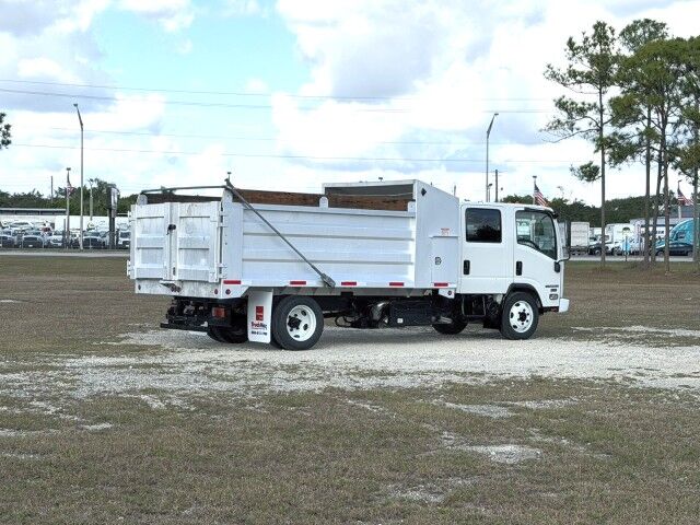 2021 Isuzu NPR-XD Crew Cab 14' Aluminum Landscape Dump Truck Homestead FL