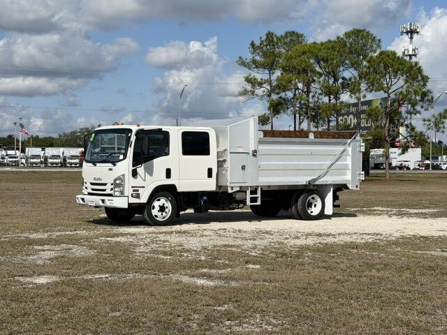 2021 Isuzu NPR-XD Crew Cab 14' Aluminum Landscape Dump Truck