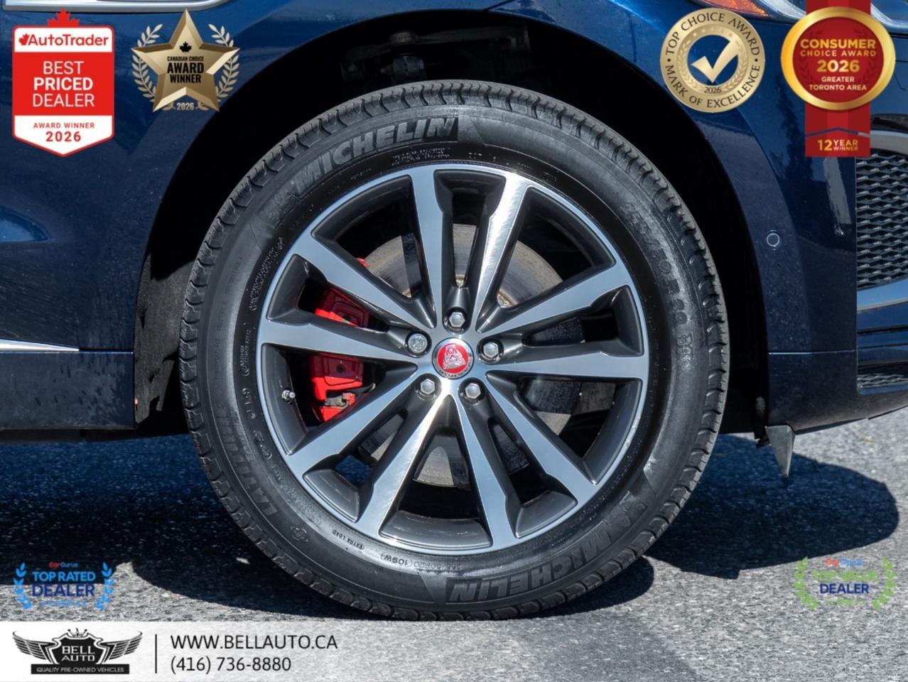 2021 Jaguar F-PACE P400 R-Dynamic S NAVI 360CAM PANO MERIDIAN NOACCIDENT Toronto ON