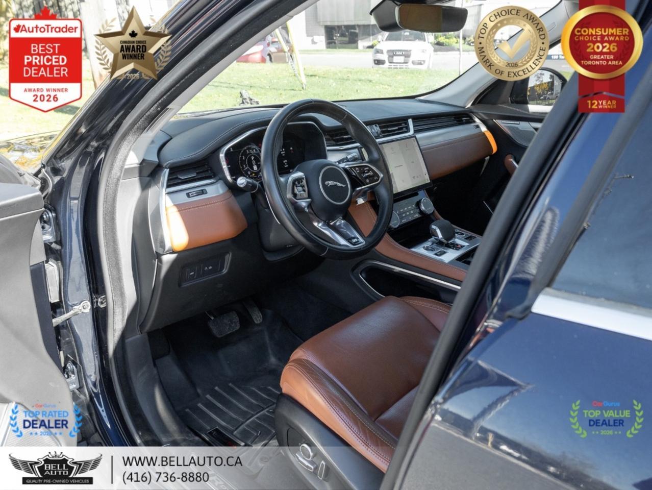 2021 Jaguar F-PACE P400 R-Dynamic S NAVI 360CAM PANO MERIDIAN NOACCIDENT Toronto ON