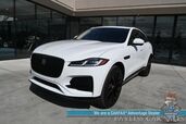 2021 Jaguar F-PACE S / AWD / Heated & Cooled Leather Seats / Navigation / Meridian Speakers / Panoramic Sunroof / Lane Departure & Blind Spot Alert / Apple CarPlay & Android Auto / Back Up Camera / Keyless Entry & Start / 27 MPG / 1-Owner