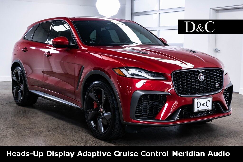 2021 Jaguar FPACE SVR HeadsUp Display Adaptive Cruise Control