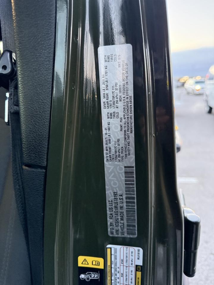 2021 Jeep Gladiator 4x4 Willys Collinsville OK