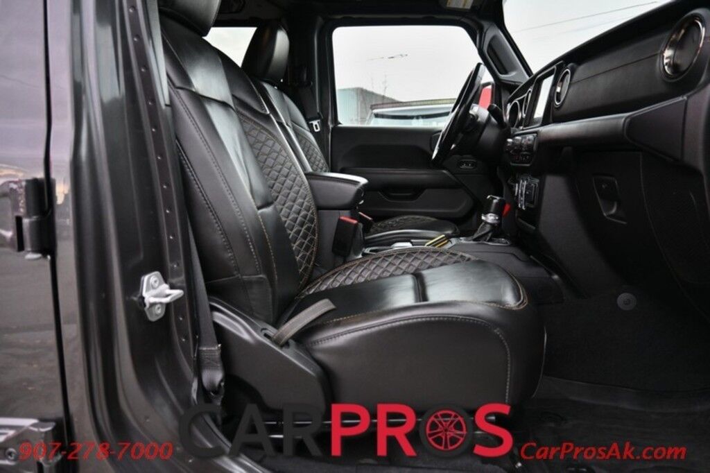 2021 Jeep Gladiator High Altitude - 4x4 - Crew Cab - Hard Top - Cold Weather Pkg - Auto Start - Heated Leather Seats & Steering Wheel - Navigation - Alpine Spears - Adaptive Cruise - Blind Spot & Forward Collision Alert - Back Up Camera - Tow Pkg - Only 50K Miles Anchorage AK