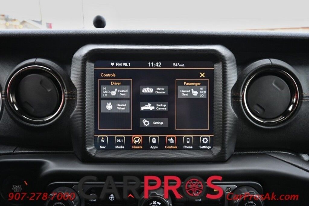 2021 Jeep Gladiator High Altitude - 4x4 - Crew Cab - Hard Top - Cold Weather Pkg - Auto Start - Heated Leather Seats & Steering Wheel - Navigation - Alpine Spears - Adaptive Cruise - Blind Spot & Forward Collision Alert - Back Up Camera - Tow Pkg - Only 50K Miles Anchorage AK