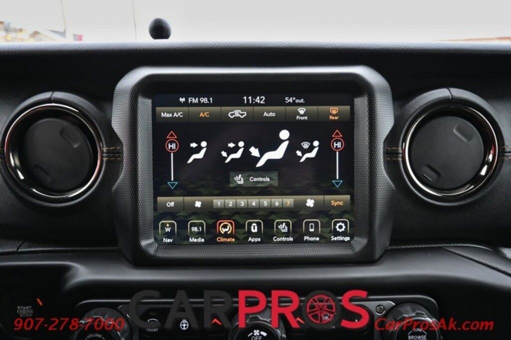 2021 Jeep Gladiator High Altitude - 4x4 - Crew Cab - Hard Top - Cold Weather Pkg - Auto Start - Heated Leather Seats & Steering Wheel - Navigation - Alpine Spears - Adaptive Cruise - Blind Spot & Forward Collision Alert - Back Up Camera - Tow Pkg - Only 50K Miles Anchorage AK
