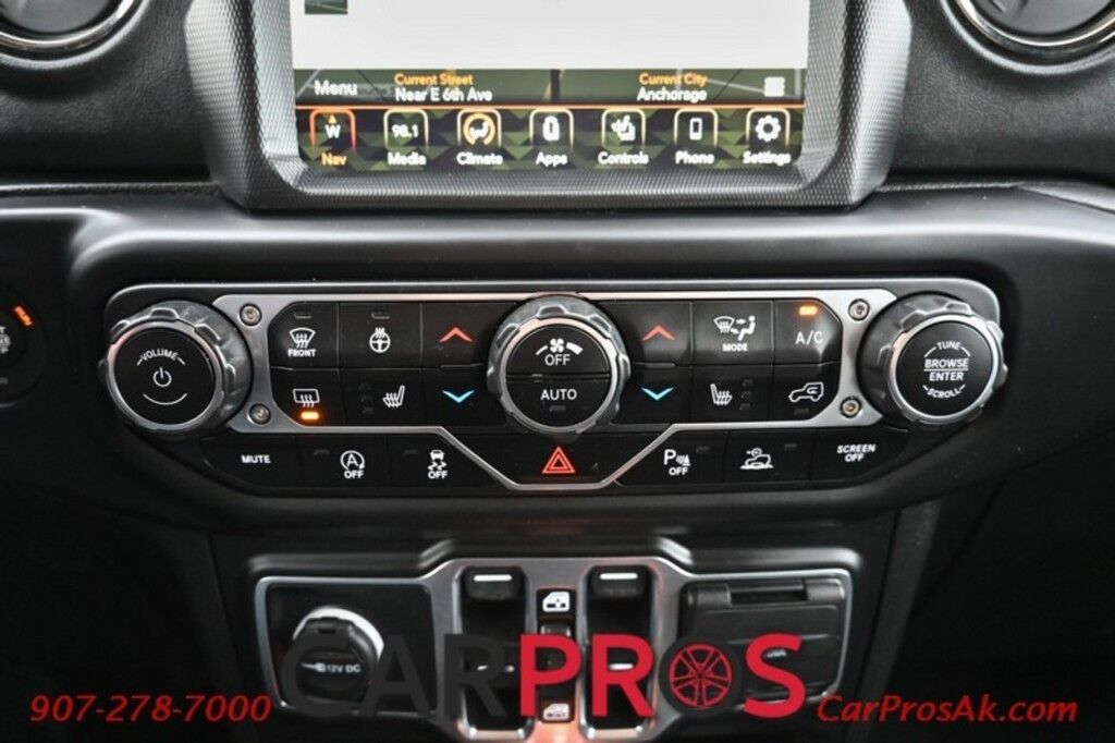 2021 Jeep Gladiator High Altitude - 4x4 - Crew Cab - Hard Top - Cold Weather Pkg - Auto Start - Heated Leather Seats & Steering Wheel - Navigation - Alpine Spears - Adaptive Cruise - Blind Spot & Forward Collision Alert - Back Up Camera - Tow Pkg - Only 50K Miles Anchorage AK